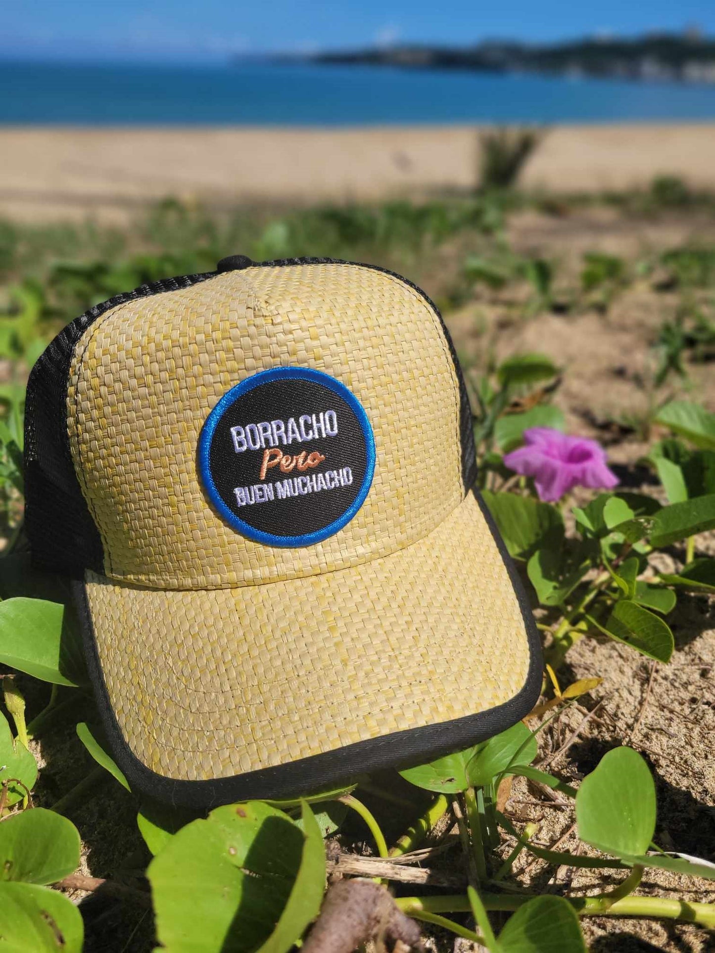 Gorra de Paja "Borracho pero buen muchacho"