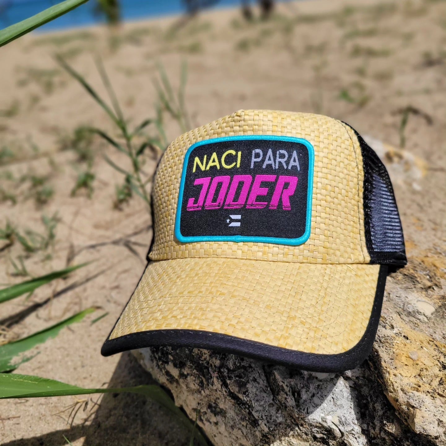 Gorra de Paja " Naci para jo..."
