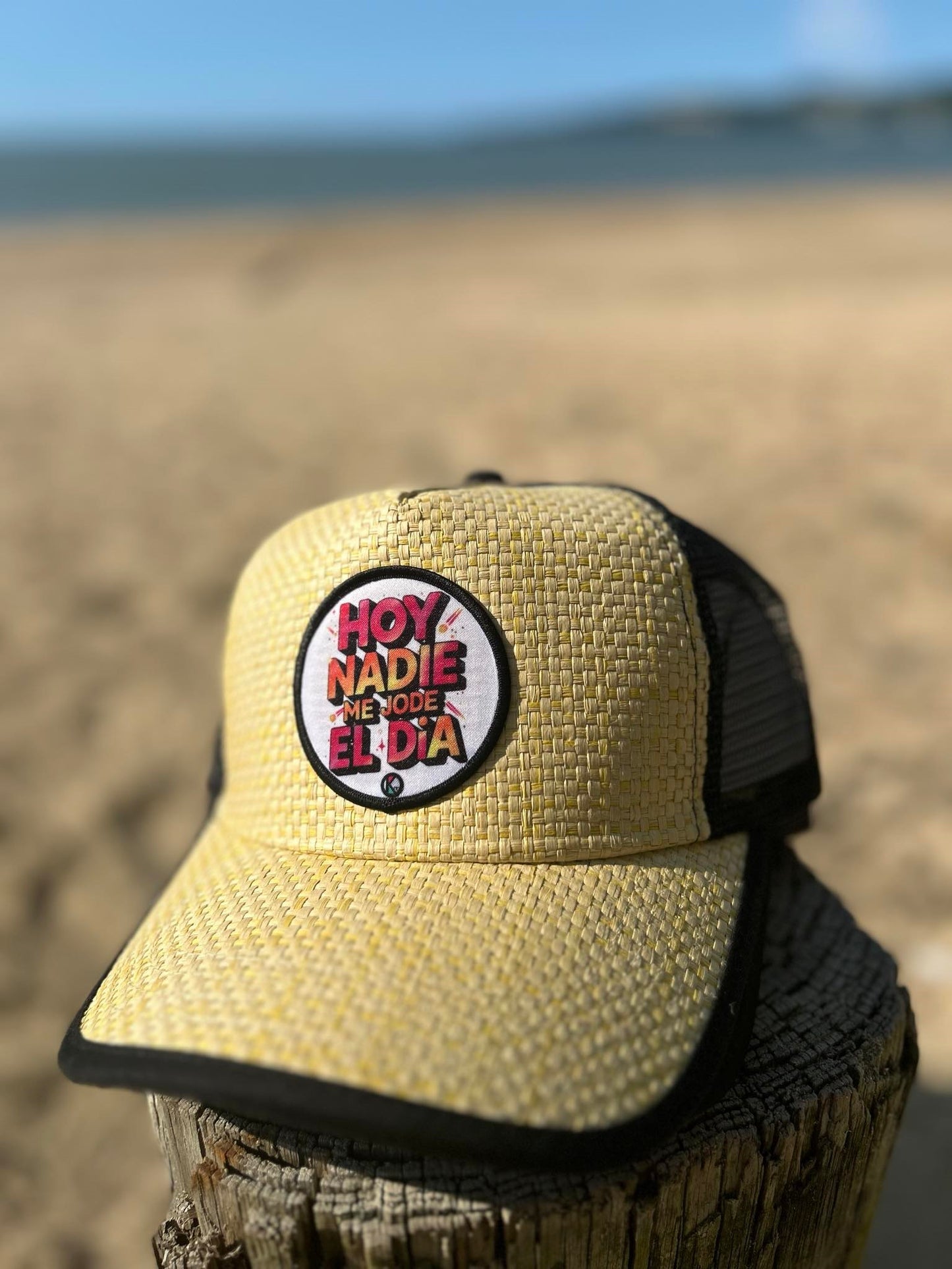 Gorra de Paja " Hoy nadie me jod...el día"