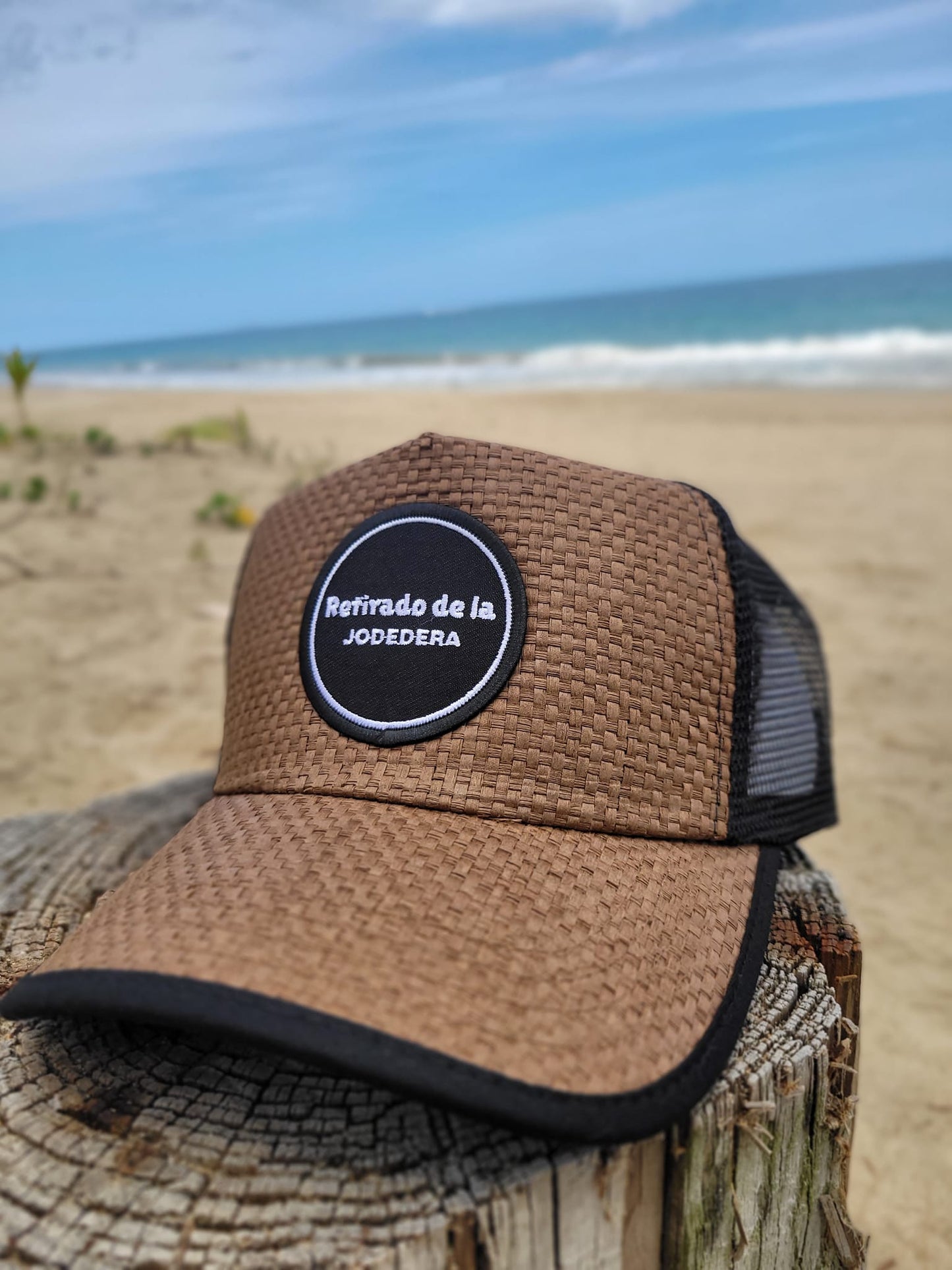 Gorra de Paja "Retirado de la jodede..."