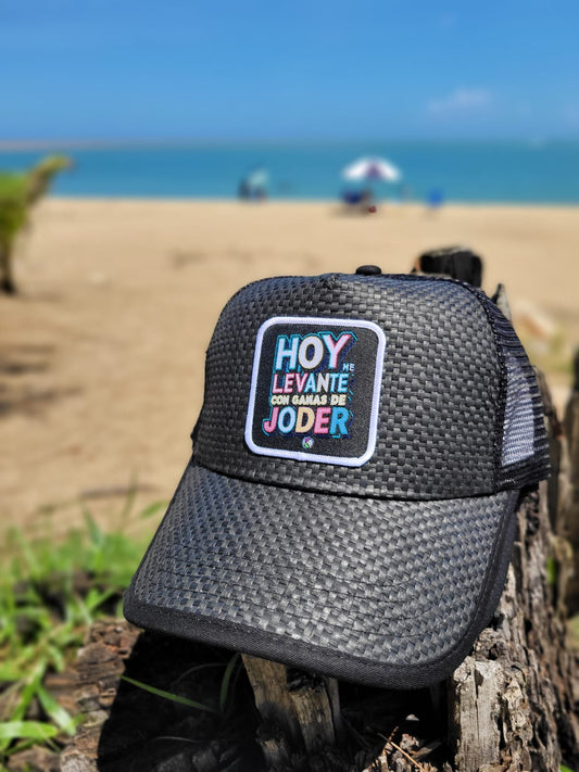 Gorra de Paja " Hoy me levante con ganas de jo..."