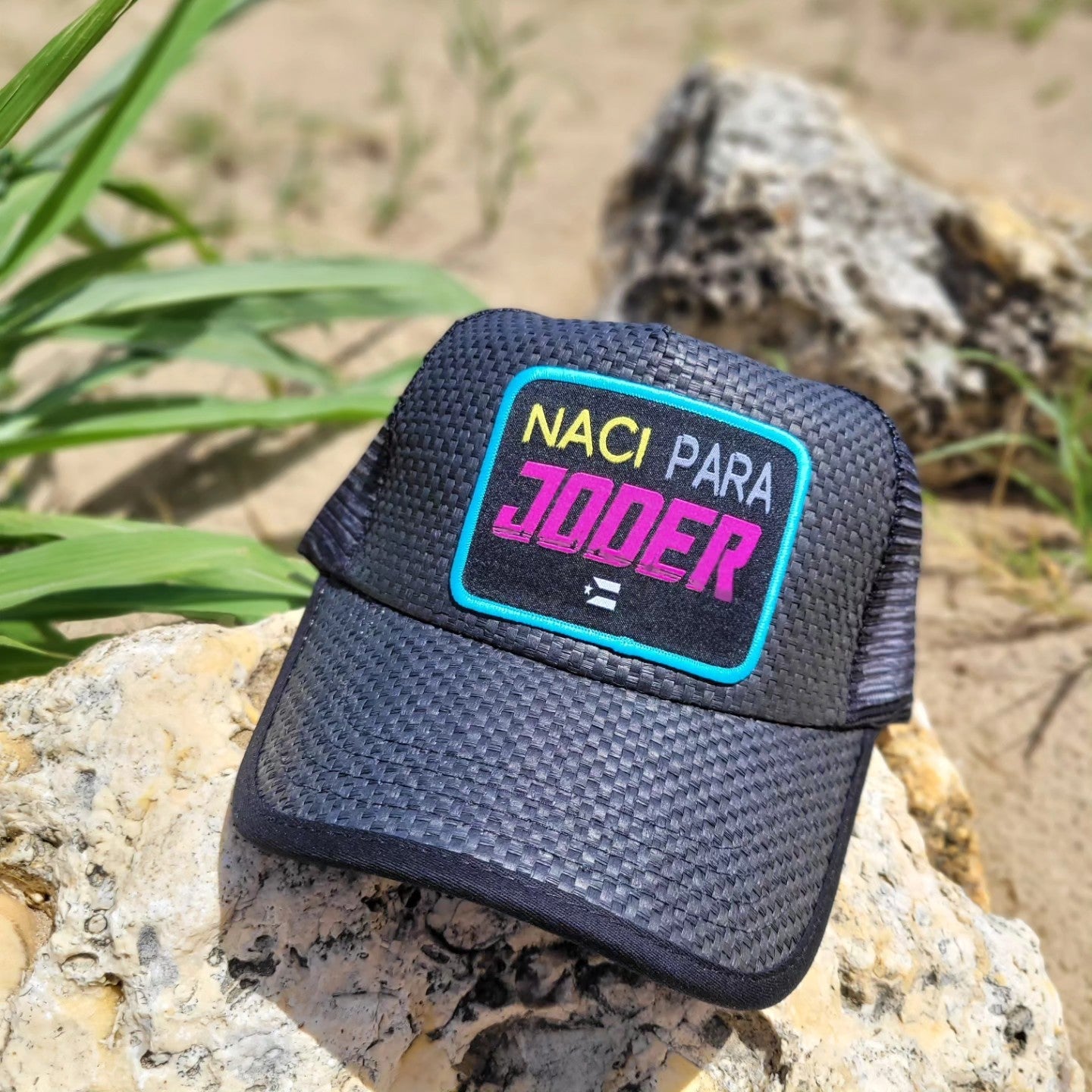 Gorra de Paja " Naci para jo..."