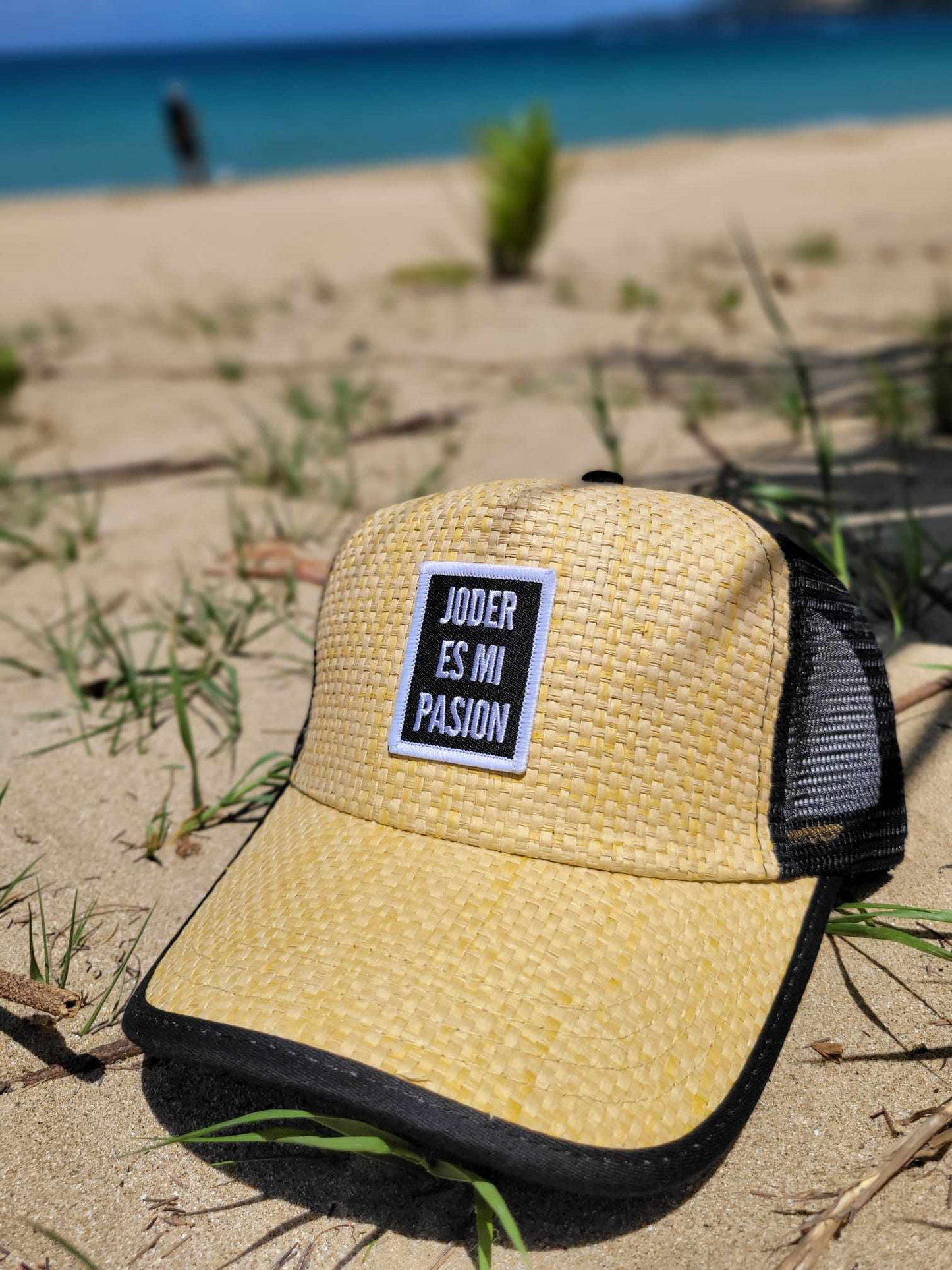 Gorra de Paja  "Joder es mi pasión"