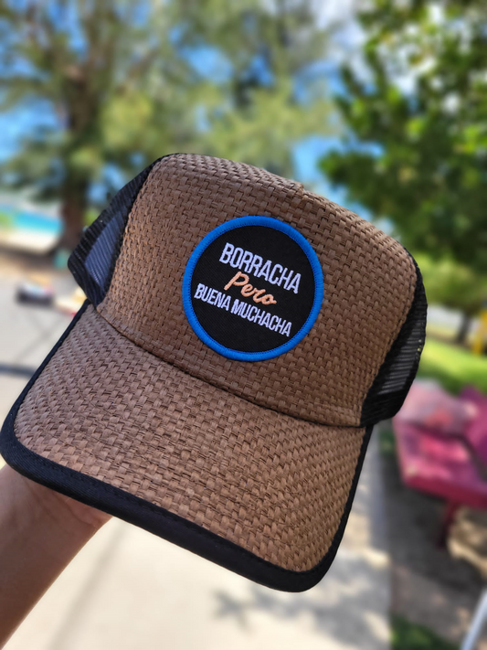 Gorra de Paja "Borracha pero buena muchacha"