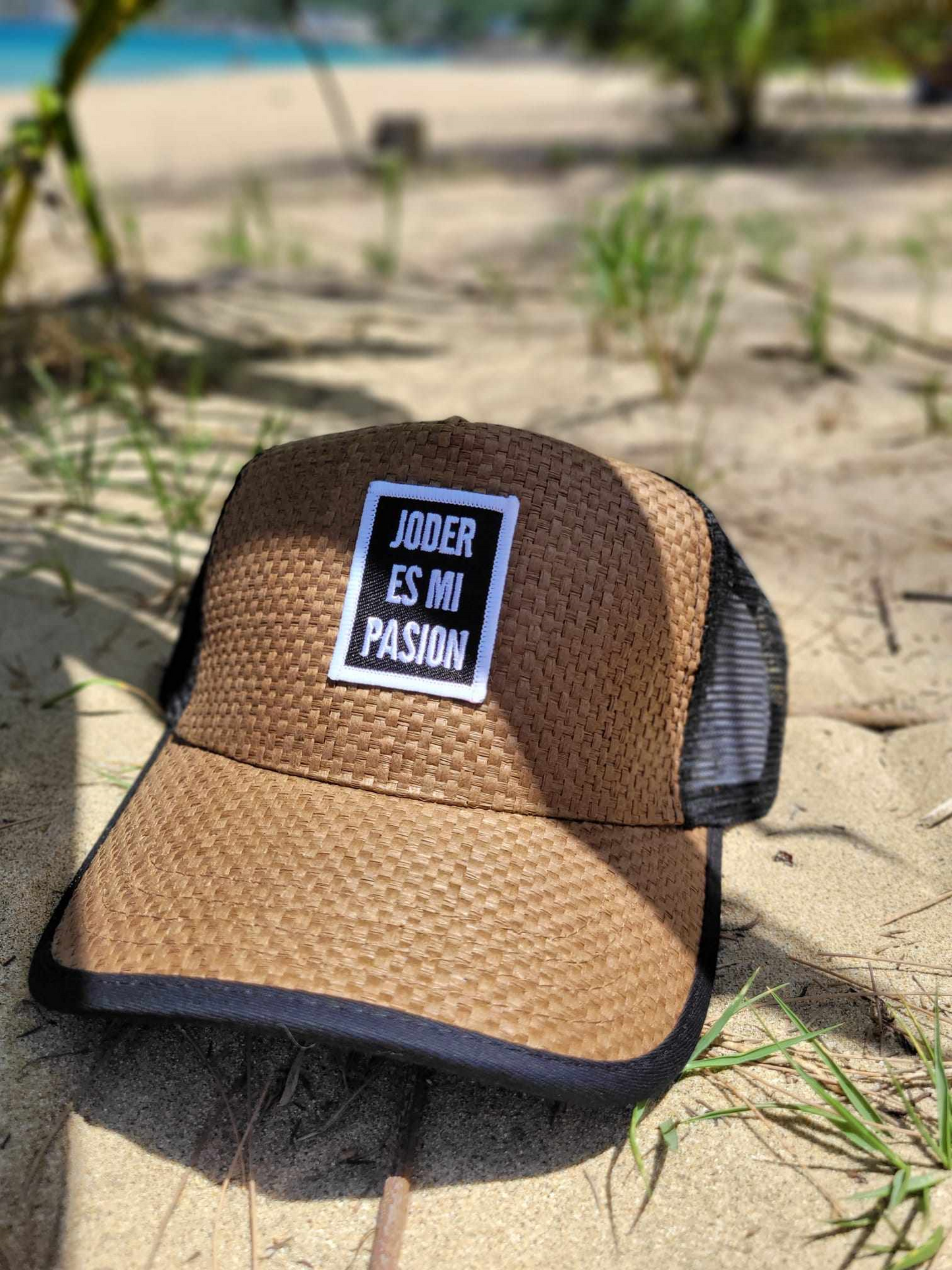 Gorra de Paja  "Joder es mi pasión"