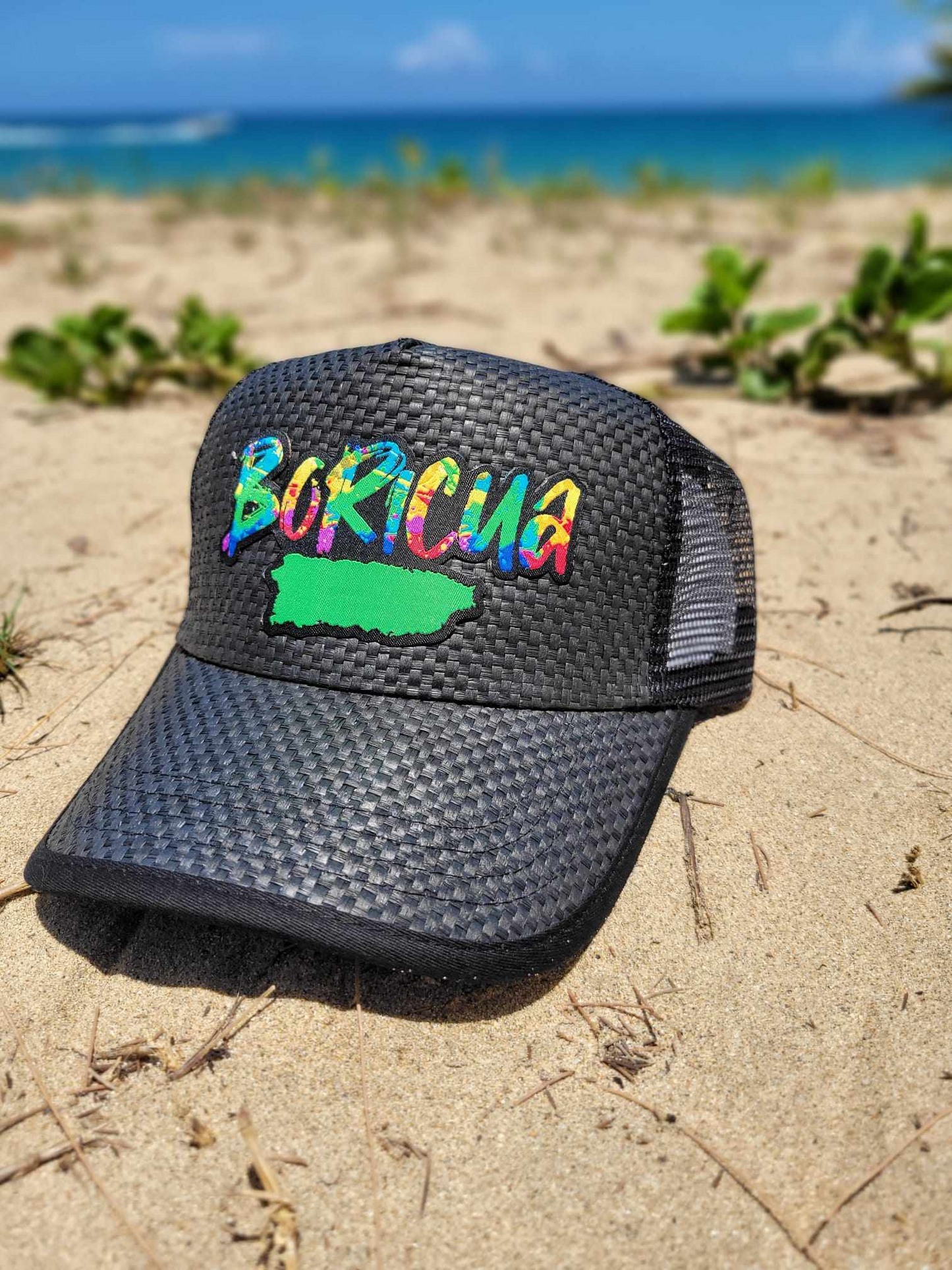 Gorra de Paja "Boricua"