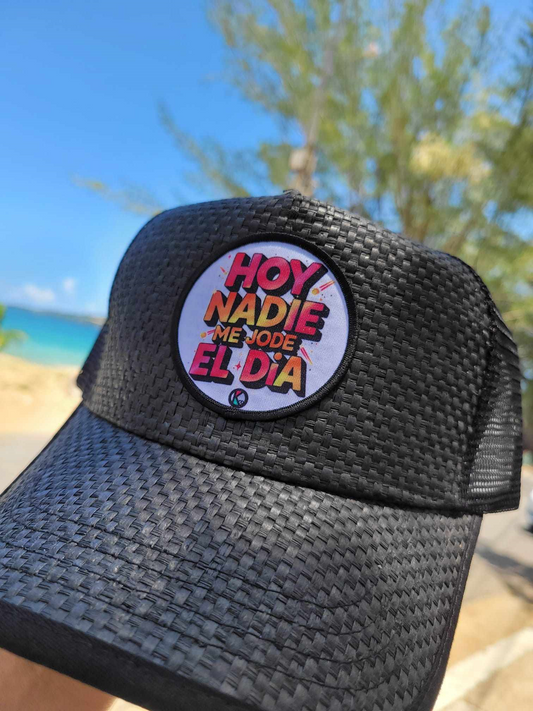 Gorra de Paja " Hoy nadie me jod...el día"