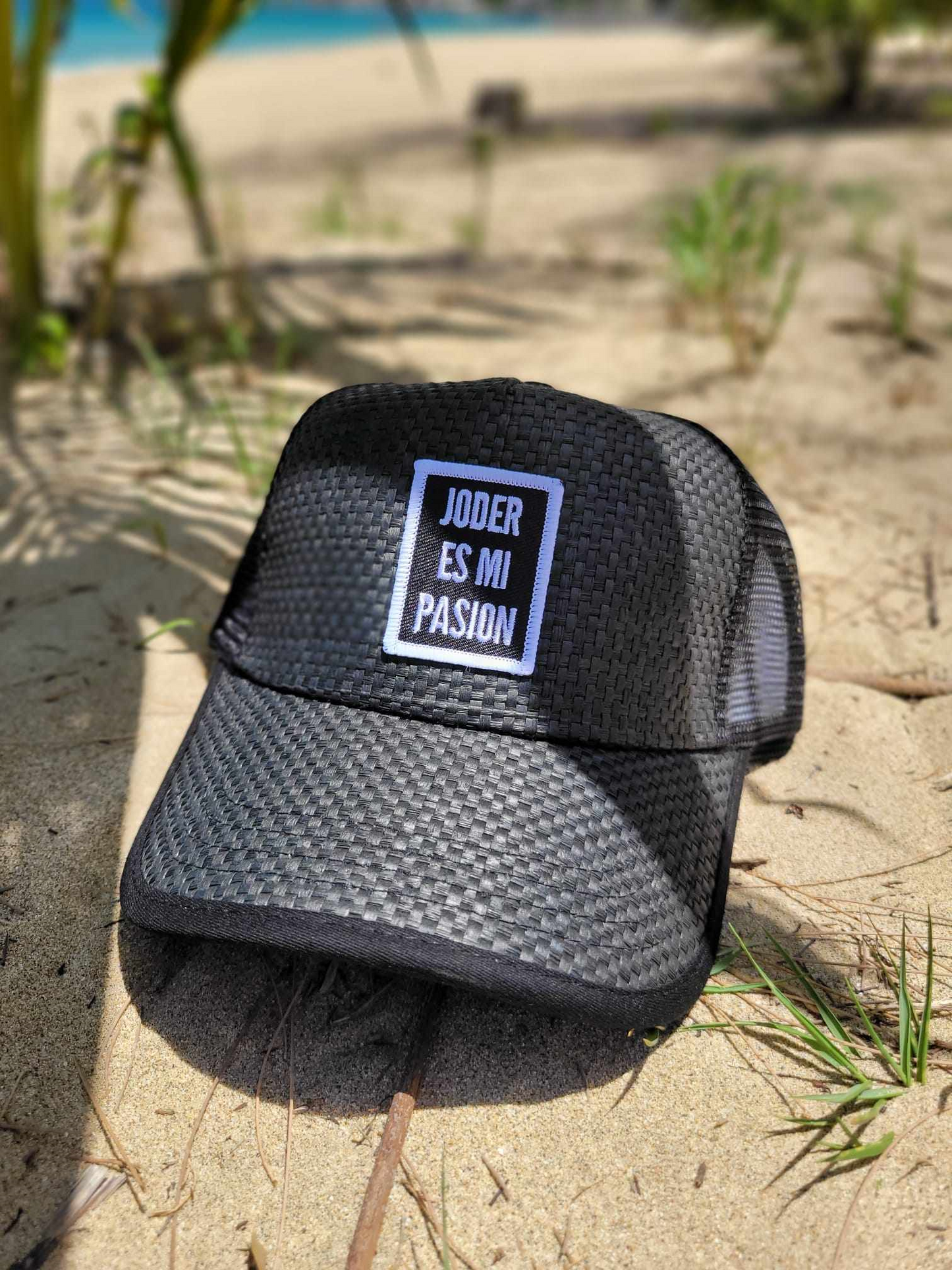 Gorra de Paja  "Joder es mi pasión"