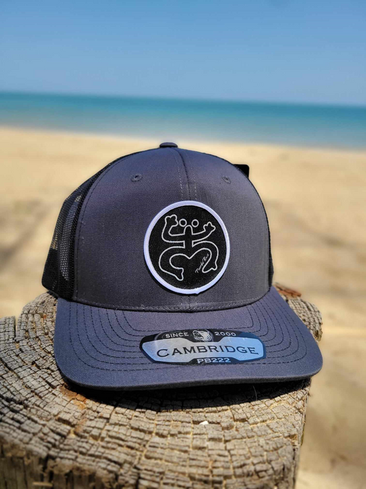 Gorra de Tela Gris "Coqui Taino"