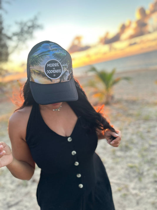 Foam trucker hat "Moriré jodien..."