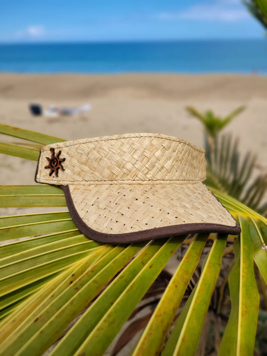 Visera de paja sol