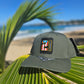 Gorra de tela verde "Clemente 21"