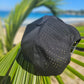 Gorra de tela negra "PR"